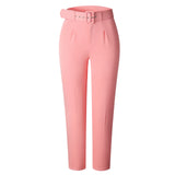 Women's Spring And Summer High-Waisted Leisure Trousers Slim Slimming Suit Trousers Ladies Trousers Autumn Professional Pants HZ0107