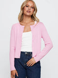 2025 New Women's Sexy Cardigan Street Long-Sleeved Top Solid Color Cardigan Knitwear