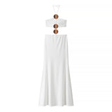 ZARZ Homemade New Women's Classic Seam-On Shoulder Sexy Empty Dress HZ0107