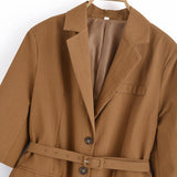 ZARZ Homemade New Women's Clothing Smocoat Casual Five-Sleeves With Suit Jacket HZ0107