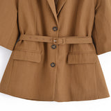 ZARZ Homemade New Women's Clothing Smocoat Casual Five-Sleeves With Suit Jacket HZ0107