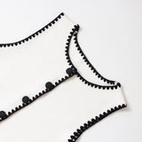 ZARZ Homemade New Women's Oceanic Smozy Claming Embroidered Knitted Vest 5536104 HZ0107