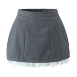 ZARZ Homemade New Women's Classic Fashion Fashion Lace Spliced Floral Bud Skirts HZ0107