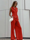 2025 Fashion Casual Vest Trousers Suit Women's Clothing HZ0107