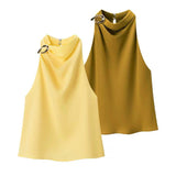 ZARZ Homemade New Women's Clothing Smocoat With Seam-Cloaught Hanging Collar Blouse 8919 911 HZ0107