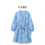 ZARZ Homemade New Women's Classic Embroidery Decoration Prefectural Dress 2492058 HZ0107