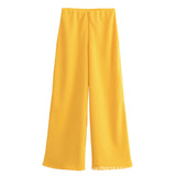 ZARZ Homemade New Women's Dress Three-Color Jewison-Selecting Soft Blouse Wide Leg Trousers 3644628 HZ0107