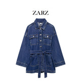 ZARZ Homemade New Women's Waist Belt With Belt And Daughter's Coat 1208391 HZ0107