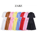 ZARZ Homemade New Women's Classic Oceanic Dress 2640360 HZ0107