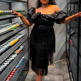 AM211217 Dress Solid Dress High-Waist Temperament Commuter Red Composition Dress Long Dresses HZ0107