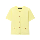 ZARZ Homemade New Women's Oceaned Smozy Short-Sleeved Knitted Coat 6427/031 HZ0107