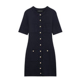 ZARZ Homemade New Women's Classic Knitted Mini Dress 3519/108/401 HZ0107