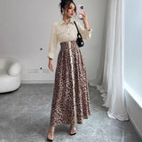 2025 Fashion Casual Printed Dress Women's Dress HZ0107