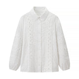 ZARZ Homemade New Women's Lace Sticker Shirt Loose Dresses Two-Piece Set HZ0107