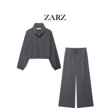 ZARZ Homemade New Women's Jacket 5320822 Vertical Leggings 1255545 HZ0107