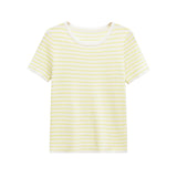 ZARZ Homemade New Women's Classic Oceanic Short Sleeve Striped Knitted 3519020 HZ0107