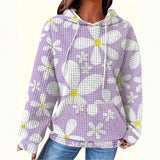 2025Wish New Hooded Jacket Digital Print Casual Women's Hoodie