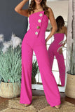 2025 Creative Summer Fresh Fresh Fresh Sweet Women's Spandex Jumpsuit Lady's Jumpsuit HZ0107