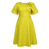 AM040856 New Tihua Fabric Flower Dress African Grand A Dress Dresses HZ0107