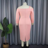 New One-Shoulder Sexy Three-Dimensional Floral Dress Dress Elegant Body-Supling Party Dress Dresses HZ0107