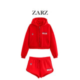 ZARZ Homemade New Women's Clothing Buffalo Bills Team Decorative Hoodie Decoration Shorts HZ0107
