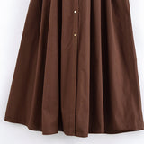 ZARZ Homemade New Women's Classic´ø V-Neckless Muffin Dress 5029101 HZ0107