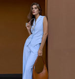 2025 Fashion Casual Vest Trousers Suit Women's Clothing HZ0107