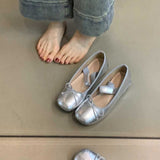 Gentle Evening Night Wind Mary Jane Shoes Women's 2025 New French Elegant Silk And Satin With Skirts To Increase Evening Shoes HZ0107