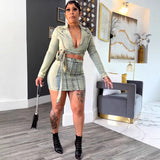 Women's Denim Cloth Jumpsuit Women's Fashion Babes Breasts Multi-Pocket Work Pants HZ0107