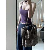 Ocean Wears A Female Autumn Fashion Temperament Purple Knitted Cardigan Vest Sling Pants Three-Piece Set