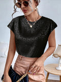 Women's Top 2025 Summer New Leopard-Print Jadar Shirt Casual Blouse Short Sleeves