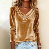 Autumn/Winter 2025 New Loose Half-High Collar Knitwear Women's Solid Color Turtleneck Sweater