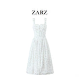 ZARZ Homemade New Women's Classic Fashion Fashion Fashion Fashion Lace Printed Dress HZ0107