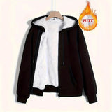 New Women's Winter Explosion Warm Plush Hoodie Jacket