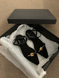 Low-Heeled Sandals Women Wear A New Korean Version Of The French Style Soft Dress Black Roman Shoes In The Summer HZ0107