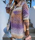 2025 Explosion Ebaywish Autumn And Winter New Fashion Printing Lady's Coat HZ0107