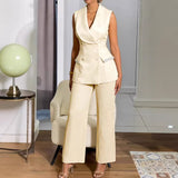 AM221118 Round-Neck Short-Sleeved Nail Beads Jumpsuit Casual Wind High Waist Thin Party Dress Jumpsuit HZ0107