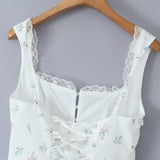 ZARZ Homemade New Women's Classic Fashion Fashion Fashion Fashion Lace Printed Dress HZ0107