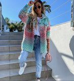 2025 Explosion Ebaywish Autumn And Winter New Fashion Printing Lady's Coat HZ0107