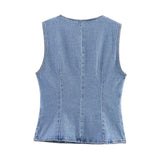 ZARZ Homemade New Women's Dress Classic Denim Vest M. . . HZ0107