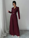 2026 Women's New Suit Fashion 100-Folded Skirts Two Sets Of Trousers Suit Women HZ0107