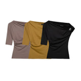 ZARZ Homemade New Women's Dress Classic Asymmetrical Nylon Top 1026/164/706 HZ0107