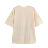 ZARZ Homemade New Women's Classic B&R Printed Loose T-Shirt 0085172 HZ0107