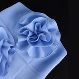 AM030620 Banquet Styling Dress New Sleeveless Sexy Chest-Loat High-Rise Dress Dress HZ0107