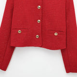 ZARZ Homemade New Women's Classic Gold Button Texture Suit Jacket 9052719 HZ0107