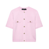 ZARZ Homemade New Women's Smocoat Smozy Short-Sleeved Knitted Top 1822/022/621 HZ0107