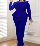 AM220928 Designer's Stitched Nail Bead Jumpsuits Skinny Banquet Dresses For Women HZ0107