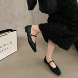 Flat Silver French Spring And Autumn Small Single Shoes Children 2025 New Burst Skirt Mary Jane Evening Shoes HZ0107