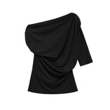 ZARZ Homemade New Women's Clothing Fashionable Asymmetric Nylon Top 1026164 HZ0107