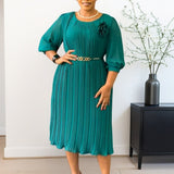 D399 African Plus-Size Women's Dress 2025 New Fashion Bag Ass Skirt HZ0107